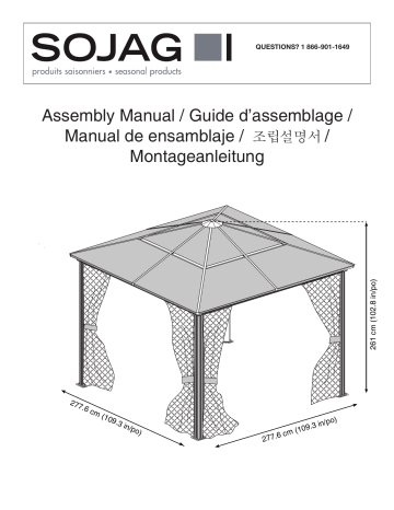 Sojag Meridian Manuel utilisateur | Fixfr