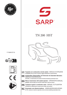 Manuel d'utilisation SF SARP TN 200 HST - Télécharger PDF