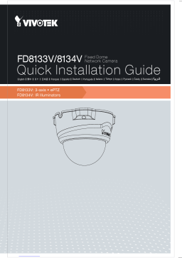 Vivotek FD8134V Manuel utilisateur