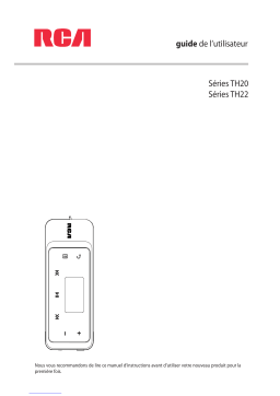 Manuel d'utilisateur RCA TH2204R - Lire en ligne ou télécharger PDF