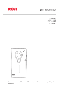 RCA EZ229HD Small Wonder Manuel utilisateur