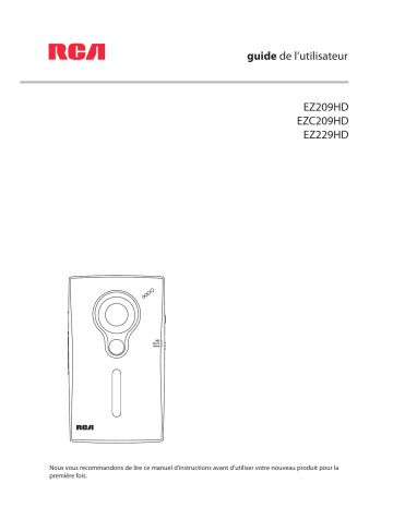 RCA EZ229HD Small Wonder Manuel utilisateur | Fixfr