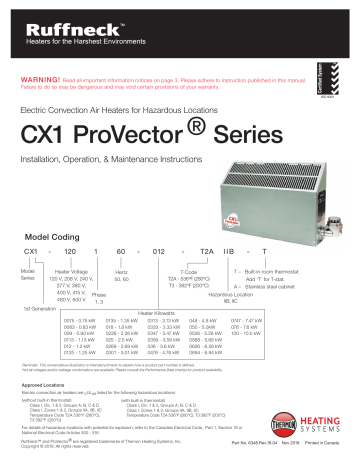 Ruffneck CX1 ProVector Series Manuel utilisateur | Fixfr