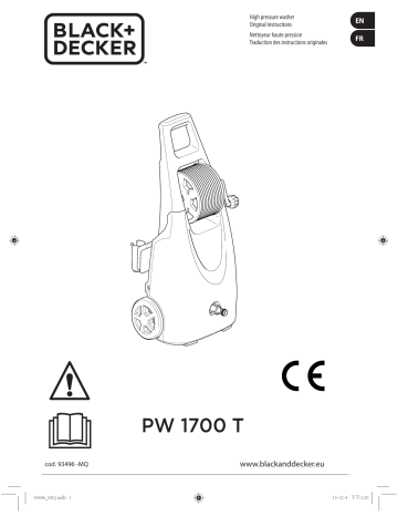 Black & Decker PW 1700 T Manuel utilisateur | Fixfr