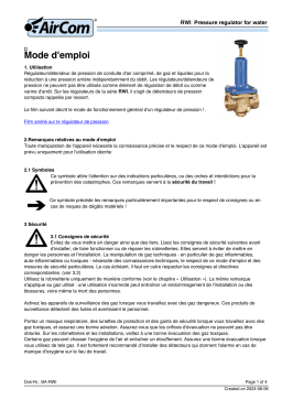 AirCom RWI-10D Manuel du propriétaire - Télécharger PDF