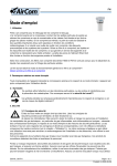 AirCom FH1-02L Manuel du propri&eacute;taire - Filtre en plastique pour air comprim&eacute;