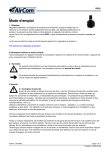 Manuel du propri&eacute;taire AirCom R532-12D - T&eacute;l&eacute;charger PDF