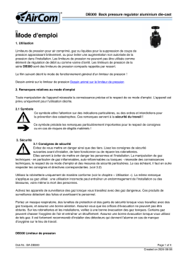 AirCom DB300-021 Manuel du propriétaire - Téléchargement PDF