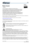 AirCom F504-02DG Manuel du Propri&eacute;taire - T&eacute;l&eacute;charger PDF / Lire en Ligne