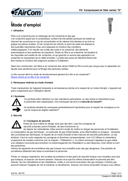 AirCom FD-02MG - Manuel d'utilisation