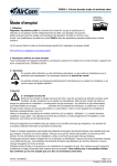 Manuel AirCom R3000-16J2T - Amplificateur de d&eacute;bit en acier inoxydable