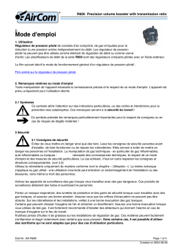 AirCom R600-06N Manuel d'utilisation - Télécharger PDF