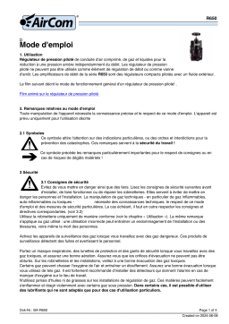 AirCom R650-04E Manuel du propriétaire - Télécharger PDF