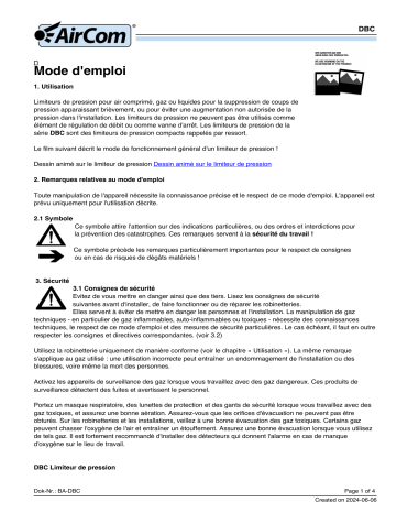 Manuel du propriétaire AirCom DBC-A6A - Télécharger PDF | Fixfr
