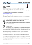 AirCom R042-02C Manuel du Propri&eacute;taire - T&eacute;l&eacute;chargement PDF