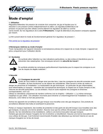 AirCom R042-02C Manuel du Propriétaire - Téléchargement PDF | Fixfr