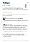 Manuel du propri&eacute;taire AirCom 232A0370 - T&eacute;l&eacute;chargement PDF