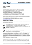 Manuel utilisateur AirCom FM-03G - Filtre &agrave; air comprim&eacute;