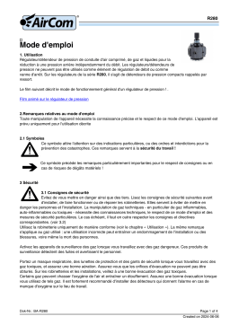 AirCom R280-16C Manuel du propriétaire - Télécharger PDF