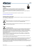 AirCom 53.1004.00 Manuel du propri&eacute;taire - T&eacute;l&eacute;charger PDF