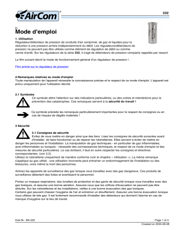 Manuel du propriétaire AirCom 232A0380 - AirCom 232A0380 | Fixfr