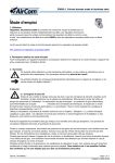 Manuel d'utilisation AirCom R3000-02J2T