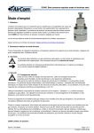 AirCom D3000-A2BT Manuel du propri&eacute;taire - R&eacute;gulateur de contre-pression