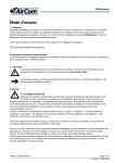 AirCom R052-04C Manuel du propri&eacute;taire - R&eacute;gulateur de pression compact