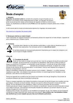 AirCom R120-02J2 Manuel de l'utilisateur - Téléchargement PDF