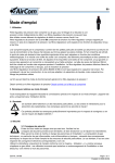 Manuel d'utilisation AirCom B075-04HC - Filtre-r&eacute;gulateur de pression