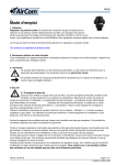 Manuel du propri&eacute;taire AirCom R116-02 - T&eacute;l&eacute;charger R116-02 PDF