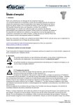 Manuel d'utilisation AirCom FD-12MG - T&eacute;l&eacute;charger PDF
