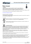 Manuel AirCom R90-01C - R&eacute;gulateur de pression pr&eacute;cis