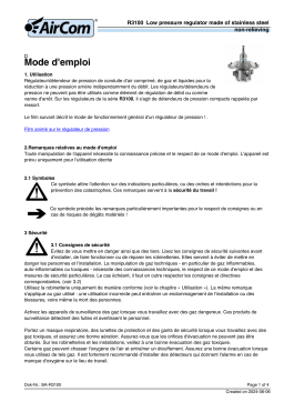 AirCom R3100-06A Manuel du propriétaire - Télécharger PDF