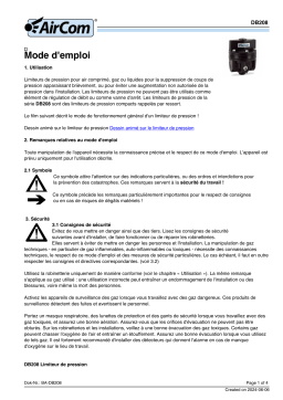 AirCom DB208-03 Manuel du propriétaire - Télécharger PDF