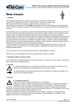 AirCom B3000-04F Manuel du propri&eacute;taire - Documentation Technique