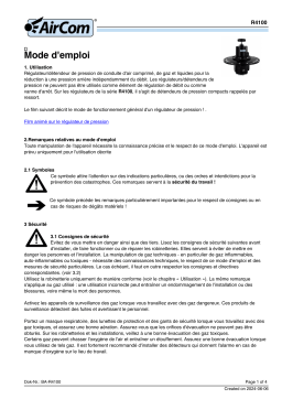 AirCom R4100-04A Manuel du Propriétaire - Télécharger PDF