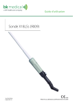 Manuel de l'utilisateur de la sonde X18L5s (9009) de BK Medical