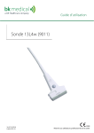 Manuel d'utilisation de la sonde BK Medical 13L4w (9011)