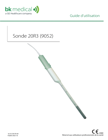 Mode d'emploi BK Medical 20R3 (9052) - Sonde endorectale/endovaginale | Fixfr