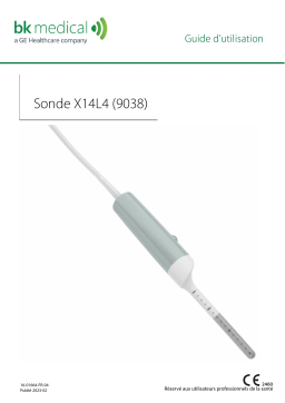Manuel d'utilisation BK Medical X14L4 (9038)