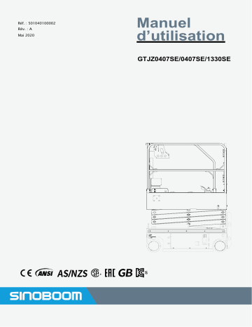 Sinoboom 1330SE Mode d'emploi | Fixfr