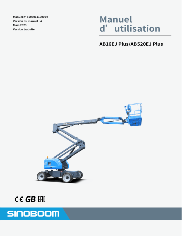 Manuel d'utilisation Sinoboom AB16EJ Plus | Fixfr