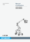 Manuel d'utilisation Sinoboom AB18EJ