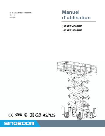 Manuel d'utilisation Sinoboom 5389RE | Fixfr