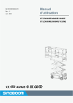 Manuel d'utilisation Sinoboom 1932ME - Plateforme &eacute;l&eacute;vatrice &agrave; ciseaux