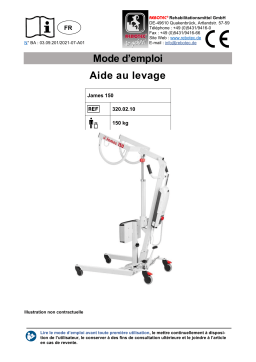 Rebotec James 150 Manuel utilisateur