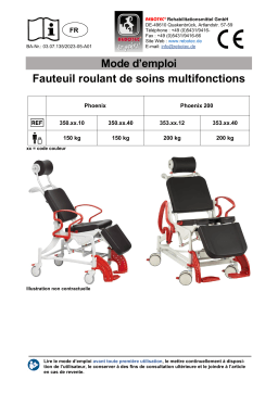 Rebotec Fauteuil roukant de soins multifonction Manuel utilisateur