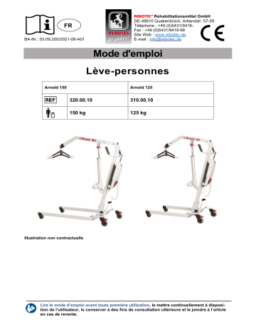 Manuel d'utilisation Rebotec Arnold 125 & 150 - Télécharger PDF | Fixfr