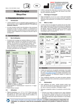 Manuel utilisateur des Béquilles Rebotec